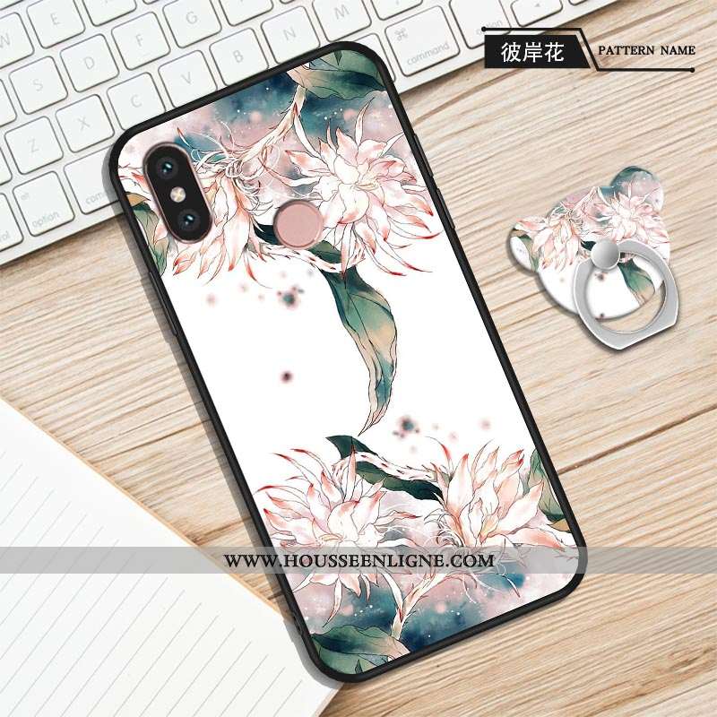 Étui Xiaomi Mi A2 Protection Personnalité Créatif Incassable Téléphone Portable Fluide Doux Violet