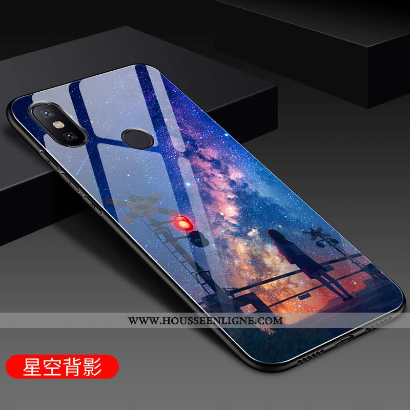 Étui Xiaomi Mi A2 Silicone Protection Difficile Fluide Doux Petit Coque Tendance Violet