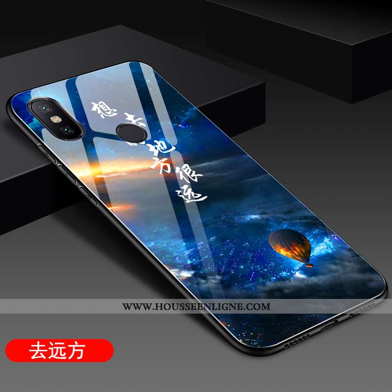 Étui Xiaomi Mi A2 Silicone Protection Difficile Fluide Doux Petit Coque Tendance Violet