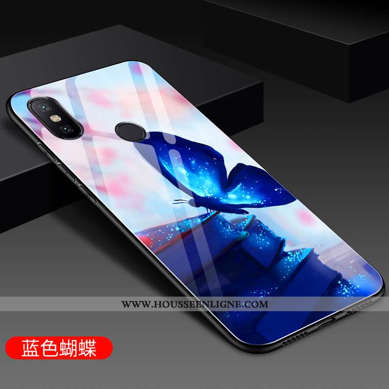 Étui Xiaomi Mi A2 Silicone Protection Difficile Fluide Doux Petit Coque Tendance Violet