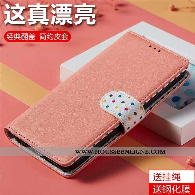 Étui Xiaomi Mi A3 Cuir Protection Modèle Housse Téléphone Portable Coque Reversible Noir