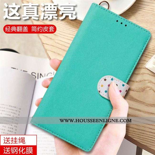 Étui Xiaomi Mi A3 Cuir Protection Modèle Housse Téléphone Portable Coque Reversible Noir