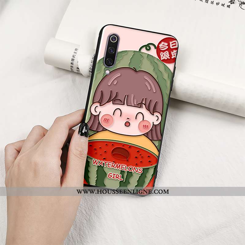 Étui Xiaomi Mi A3 Fluide Doux Silicone Coque Petit Incassable Tout Compris Rose