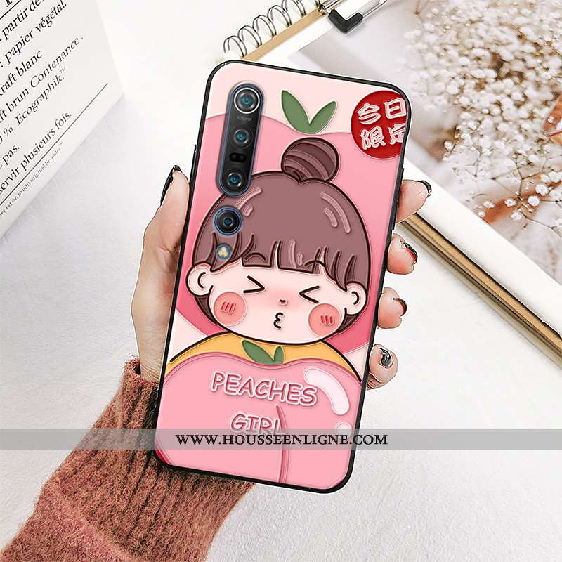 Étui Xiaomi Mi A3 Fluide Doux Silicone Coque Petit Incassable Tout Compris Rose