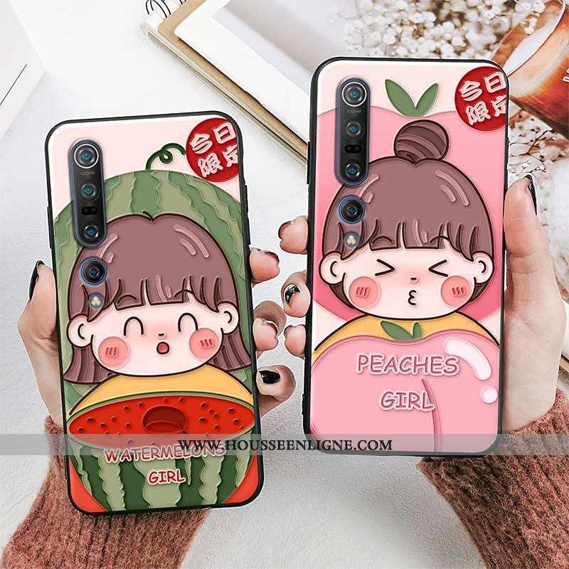 Étui Xiaomi Mi A3 Fluide Doux Silicone Coque Petit Incassable Tout Compris Rose