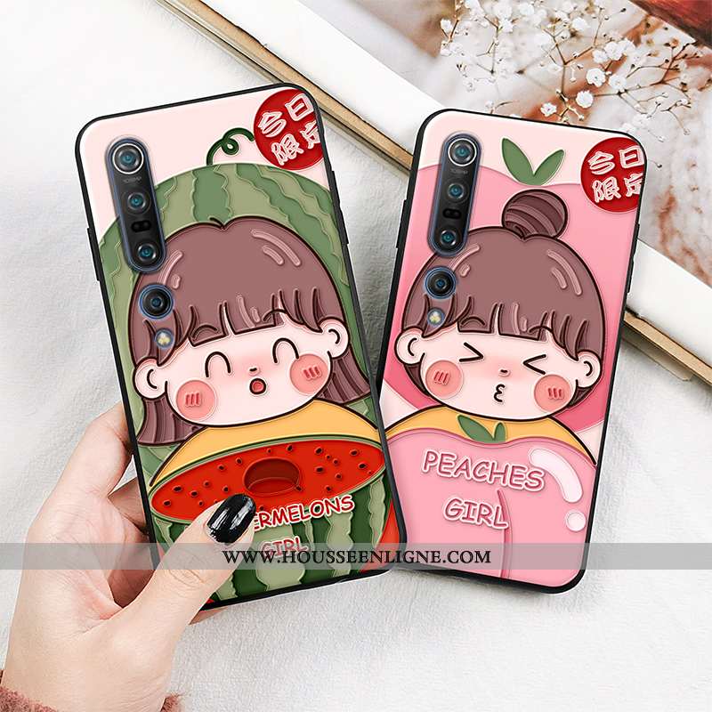 Étui Xiaomi Mi A3 Fluide Doux Silicone Coque Petit Incassable Tout Compris Rose