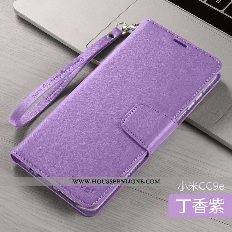 Étui Xiaomi Mi A3 Fluide Doux Silicone Cuir Protection Incassable Téléphone Portable Rose