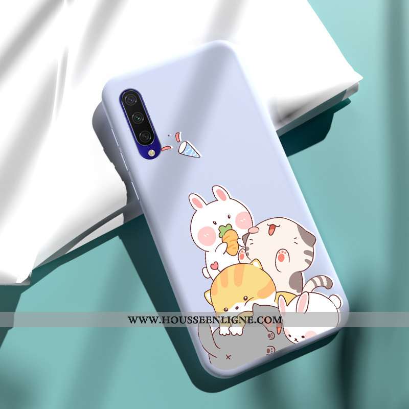 Étui Xiaomi Mi A3 Légère Fluide Doux Rose Incassable Silicone Téléphone Portable