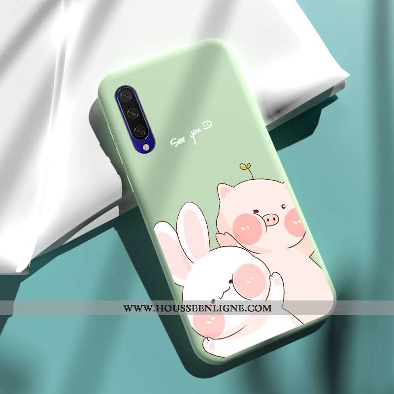 Étui Xiaomi Mi A3 Légère Fluide Doux Rose Incassable Silicone Téléphone Portable