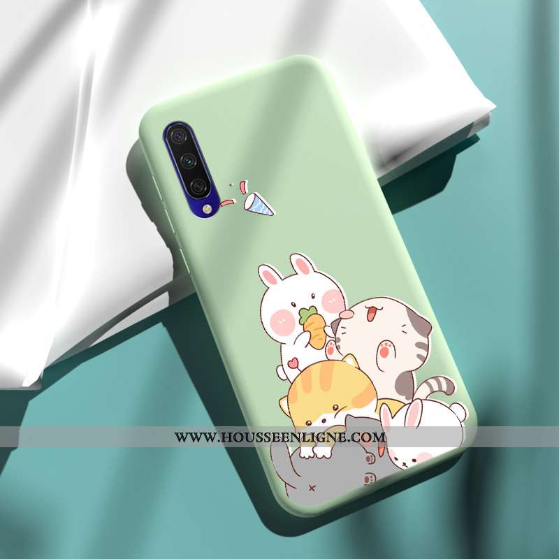 Étui Xiaomi Mi A3 Légère Fluide Doux Rose Incassable Silicone Téléphone Portable