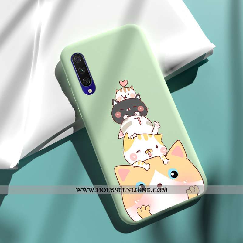 Étui Xiaomi Mi A3 Légère Fluide Doux Rose Incassable Silicone Téléphone Portable