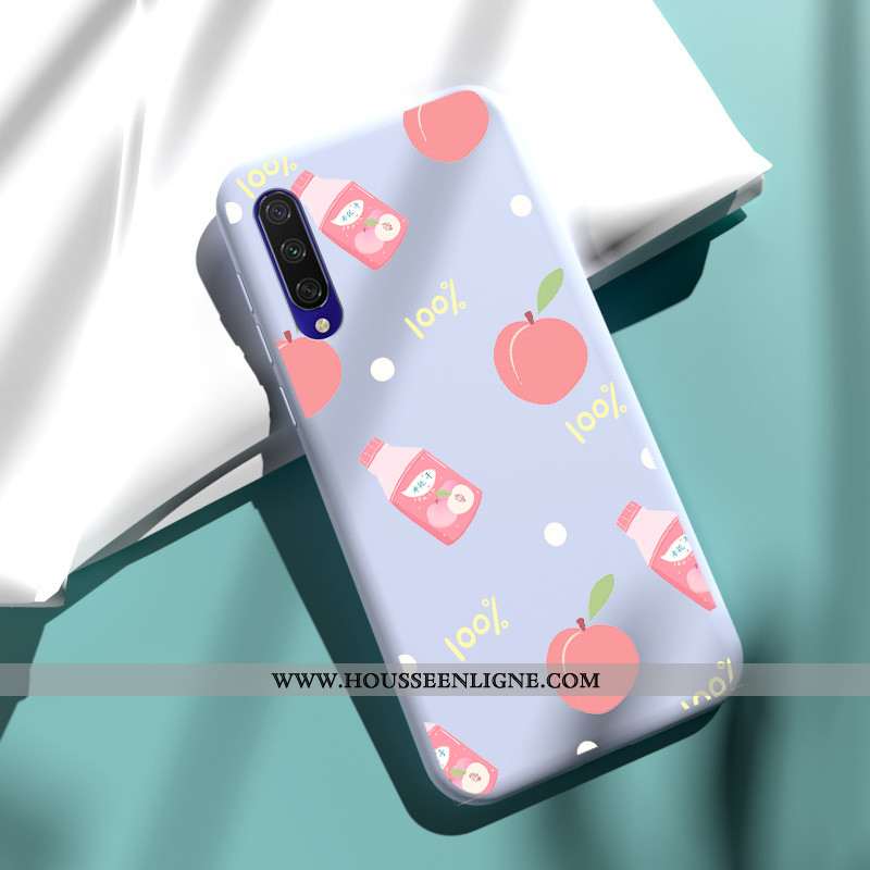 Étui Xiaomi Mi A3 Légère Fluide Doux Téléphone Portable Bleu Protection Incassable