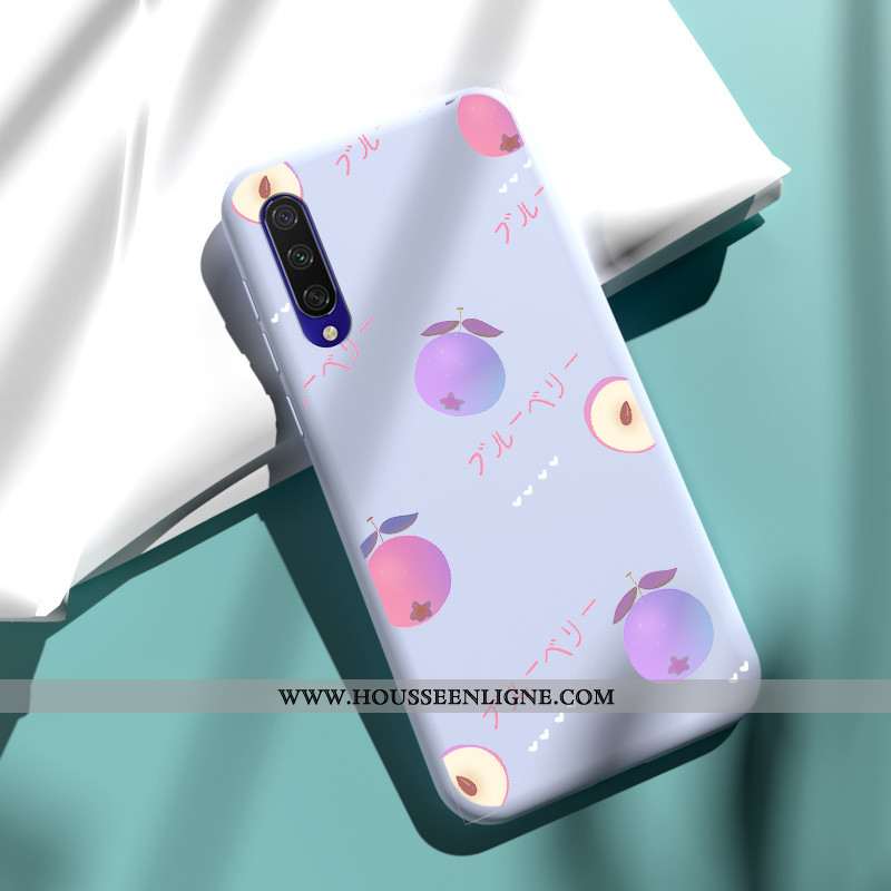 Étui Xiaomi Mi A3 Légère Fluide Doux Téléphone Portable Bleu Protection Incassable