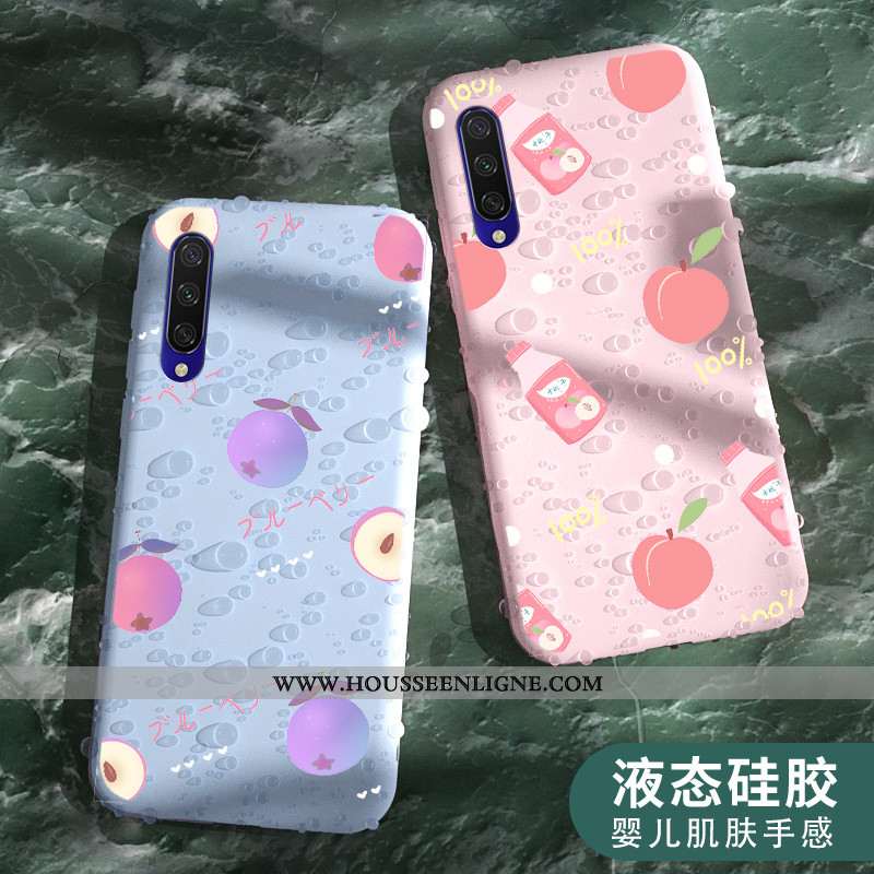 Étui Xiaomi Mi A3 Légère Fluide Doux Téléphone Portable Bleu Protection Incassable