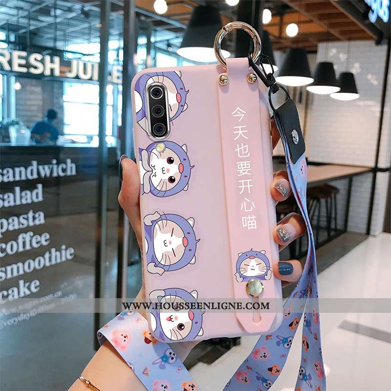 Étui Xiaomi Mi A3 Personnalité Créatif Rose Petit Cœur Téléphone Portable