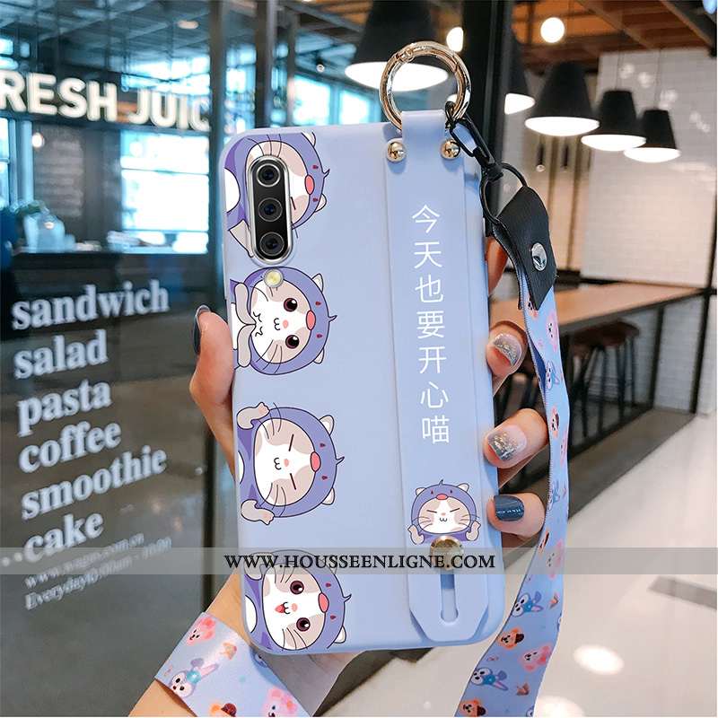 Étui Xiaomi Mi A3 Personnalité Créatif Rose Petit Cœur Téléphone Portable