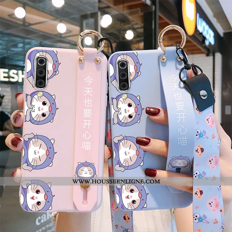 Étui Xiaomi Mi A3 Personnalité Créatif Rose Petit Cœur Téléphone Portable