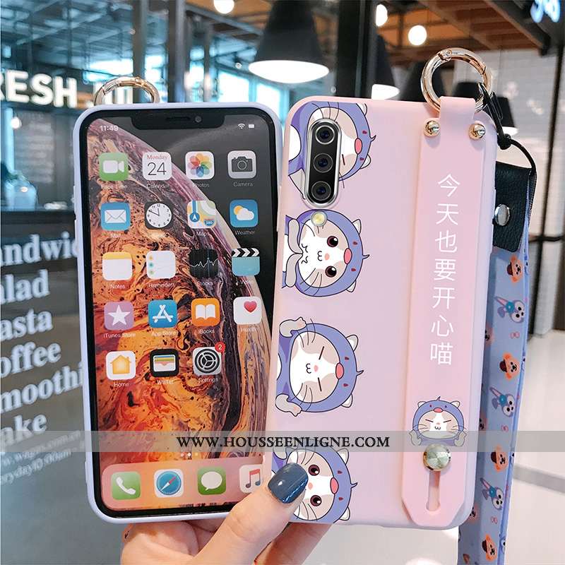 Étui Xiaomi Mi A3 Personnalité Créatif Rose Petit Cœur Téléphone Portable