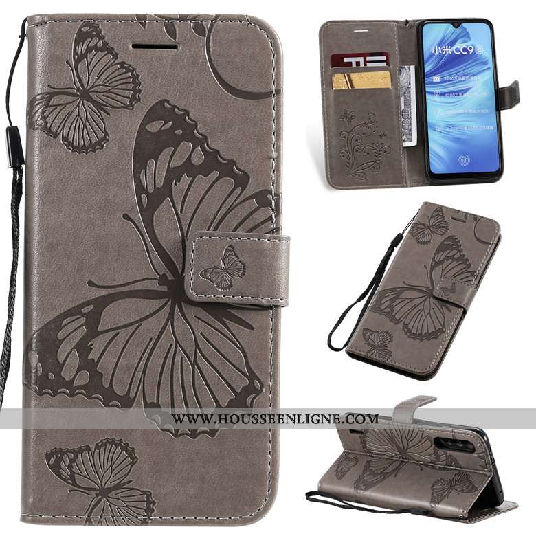 Étui Xiaomi Mi A3 Protection Cuir Coque Petit Personnalisé Incassable Clamshell Rose