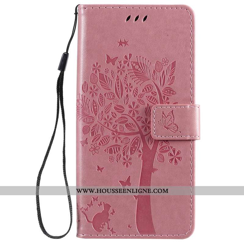 Étui Xiaomi Mi A3 Protection Cuir Silicone Téléphone Portable Incassable Petit Rose