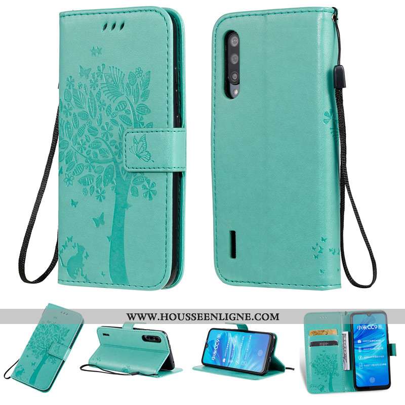 Étui Xiaomi Mi A3 Protection Cuir Silicone Téléphone Portable Incassable Petit Rose