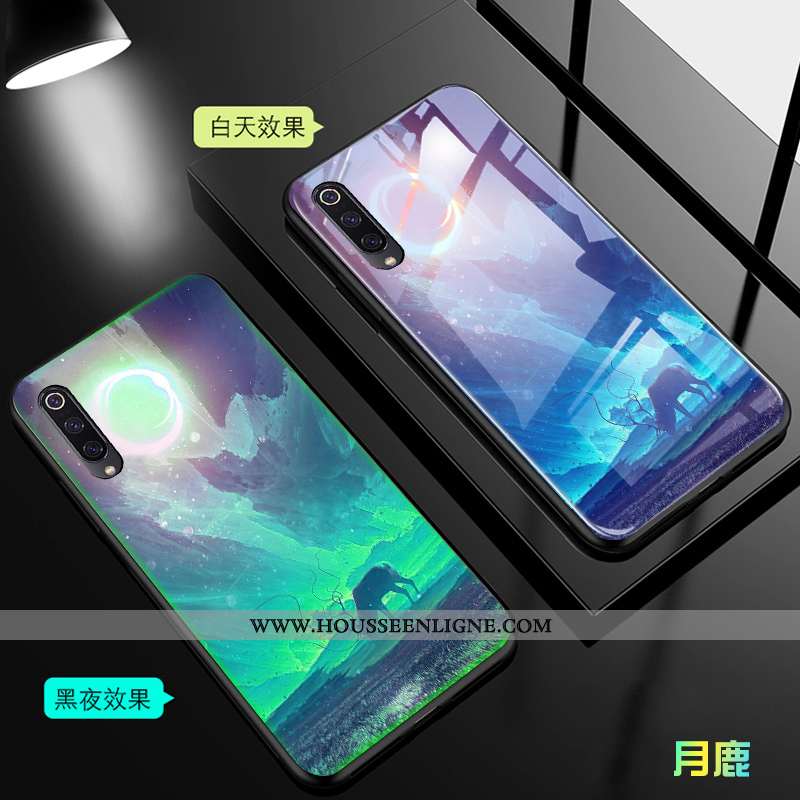 Étui Xiaomi Mi A3 Protection Verre Téléphone Portable Créatif Net Rouge Personnalité Difficile Viole