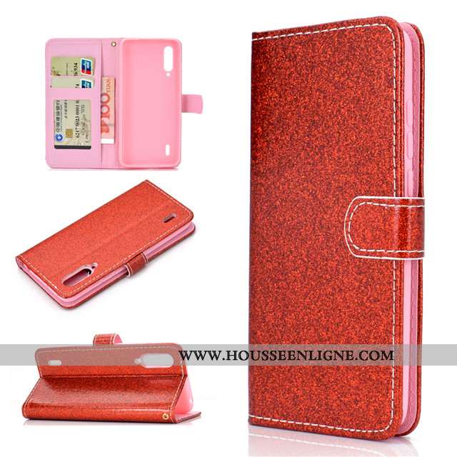 Étui Xiaomi Mi A3 Silicone Protection Coque Petit Tout Compris Clamshell Téléphone Portable Rouge