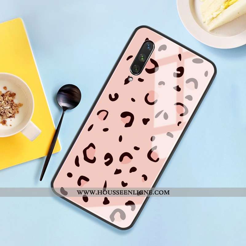 Étui Xiaomi Mi A3 Silicone Verre Léopard Téléphone Portable Modèle Fleurie Personnalisé Net Rouge Ro