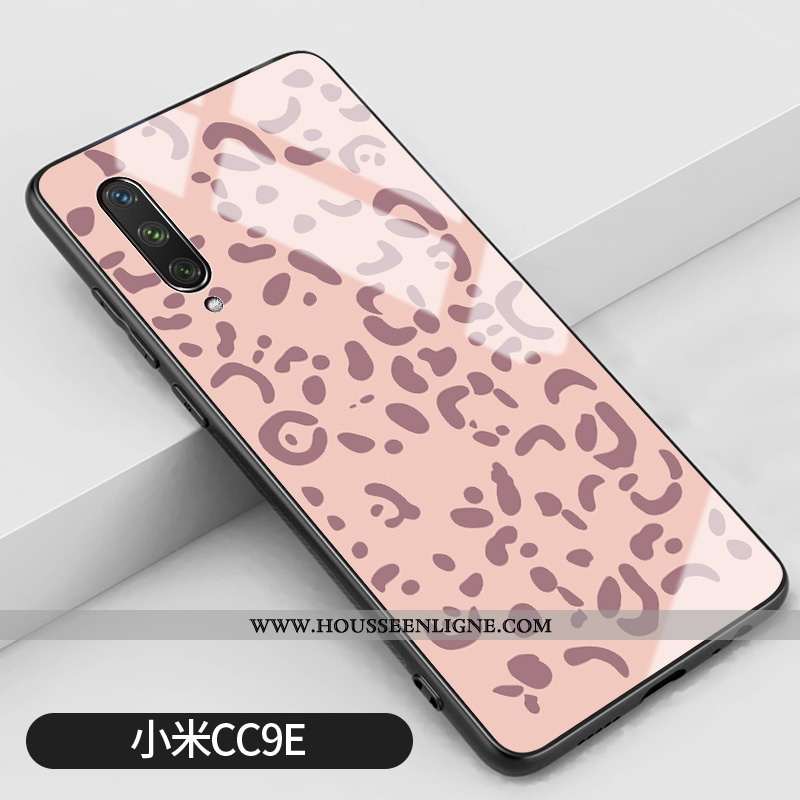 Étui Xiaomi Mi A3 Silicone Verre Léopard Téléphone Portable Modèle Fleurie Personnalisé Net Rouge Ro