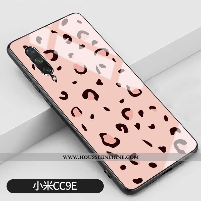 Étui Xiaomi Mi A3 Silicone Verre Léopard Téléphone Portable Modèle Fleurie Personnalisé Net Rouge Ro
