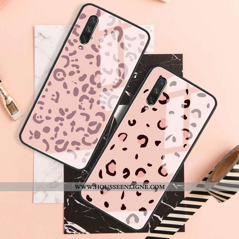 Étui Xiaomi Mi A3 Silicone Verre Léopard Téléphone Portable Modèle Fleurie Personnalisé Net Rouge Ro