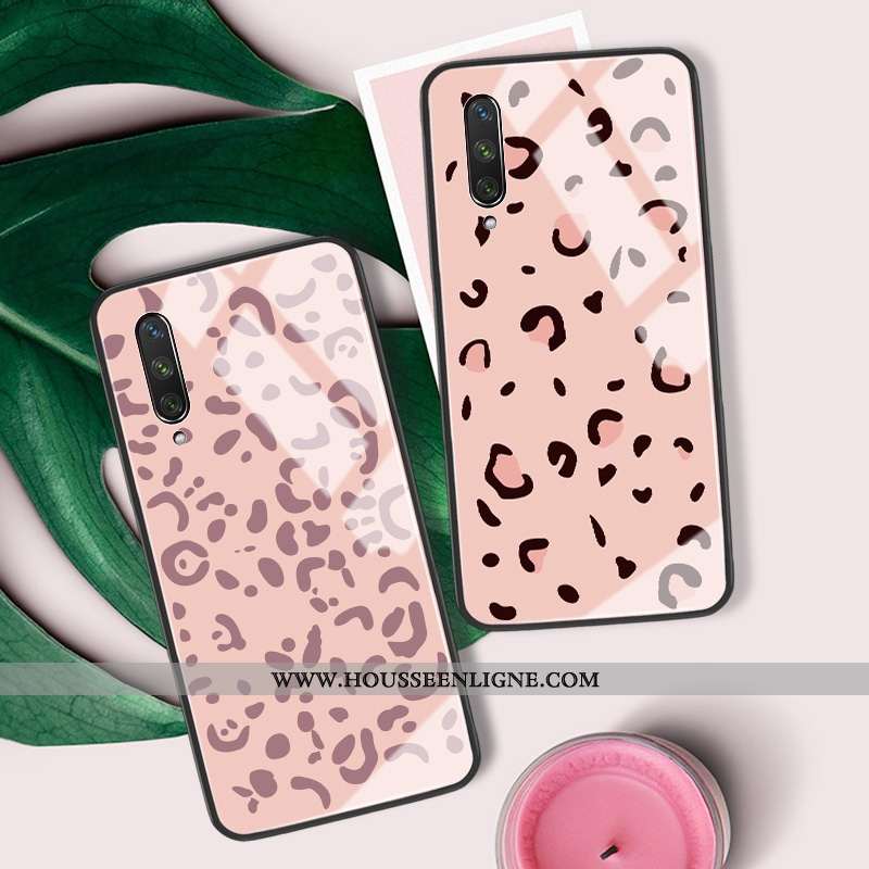 Étui Xiaomi Mi A3 Silicone Verre Léopard Téléphone Portable Modèle Fleurie Personnalisé Net Rouge Ro