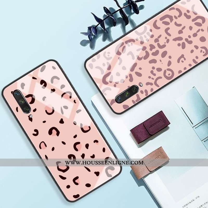 Étui Xiaomi Mi A3 Silicone Verre Léopard Téléphone Portable Modèle Fleurie Personnalisé Net Rouge Ro