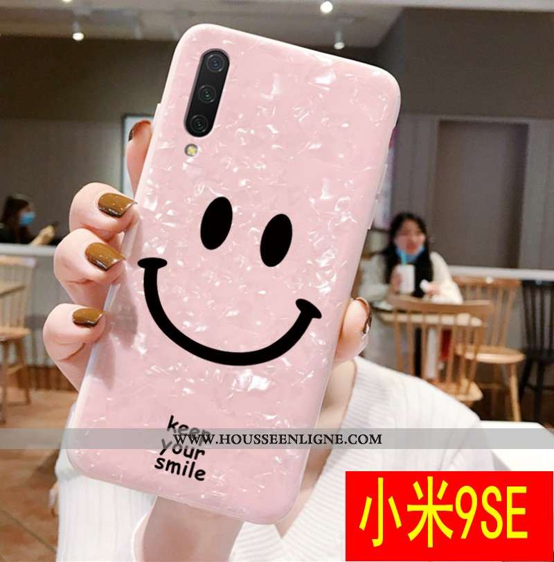Étui Xiaomi Mi A3 Tendance Fluide Doux Silicone Téléphone Portable Rose Tout Compris Petit