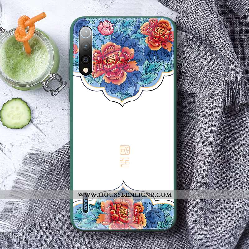 Étui Xiaomi Mi A3 Tendance Silicone Coque Art Protection Petit Miroir Rouge