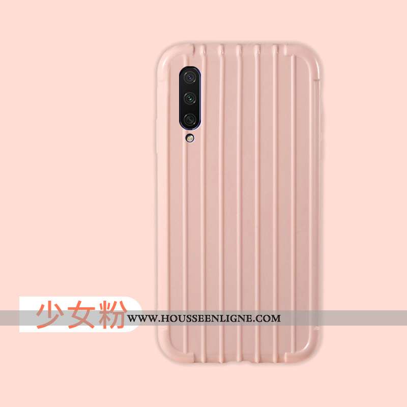 Étui Xiaomi Mi A3 Ultra Légère Bleu Couvercle Arrière Coque Couleurs De Bonbon Petit