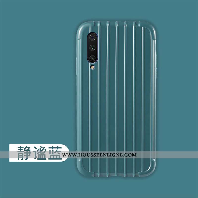 Étui Xiaomi Mi A3 Ultra Légère Bleu Couvercle Arrière Coque Couleurs De Bonbon Petit