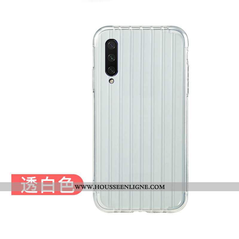 Étui Xiaomi Mi A3 Ultra Légère Bleu Couvercle Arrière Coque Couleurs De Bonbon Petit