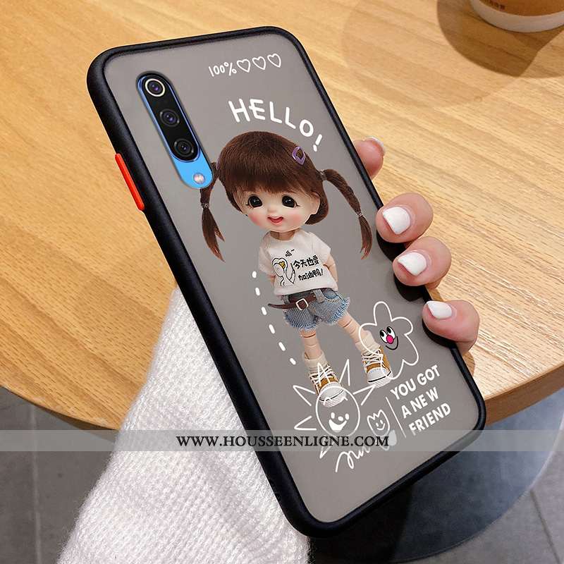 Étui Xiaomi Mi A3 Ultra Tendance Petit Personnalité Mode Téléphone Portable Légère Noir