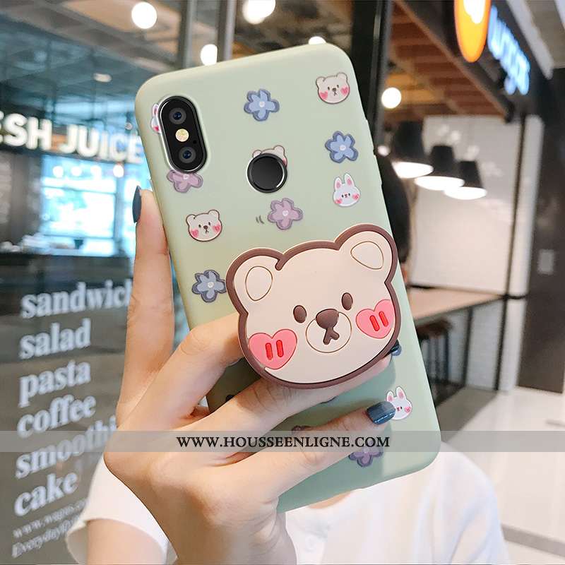 Étui Xiaomi Mi Max 3 Charmant Fluide Doux Petit Rose Support Protection Tout Compris