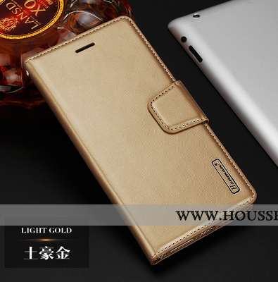Étui Xiaomi Mi Max 3 Cuir Véritable Cuir Rouge Petit Business Incassable Coque Rose
