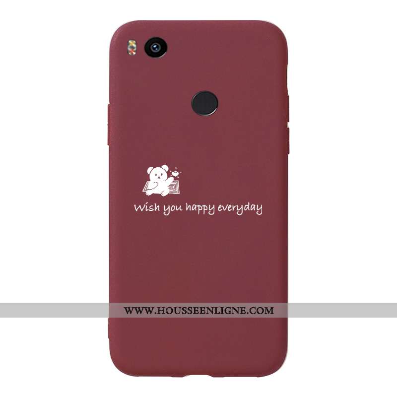 Étui Xiaomi Mi Max 3 Fluide Doux Silicone Mode Délavé En Daim Personnalité Rouge Bleu Marin Bleu Fon