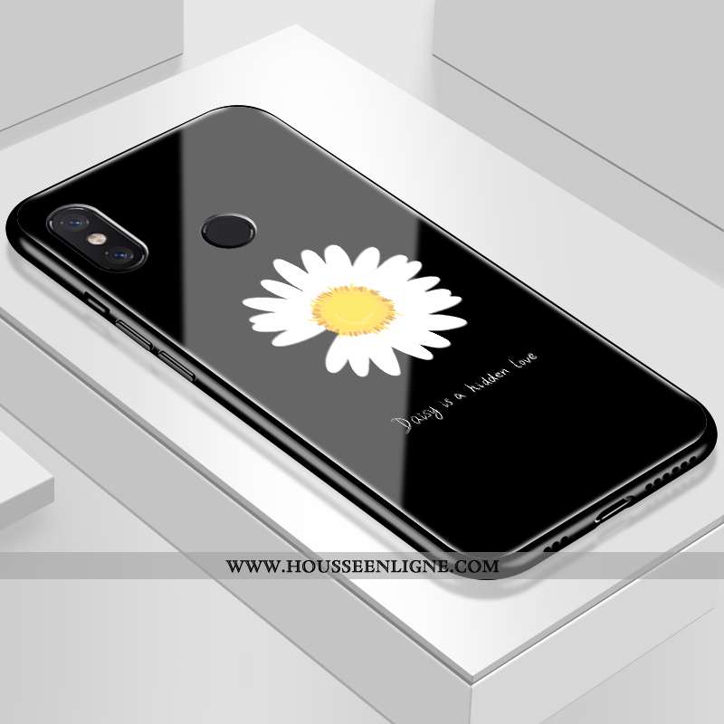 Étui Xiaomi Mi Max 3 Mode Protection Tout Compris Coque Dragon Petit Petite Marguerite Noir
