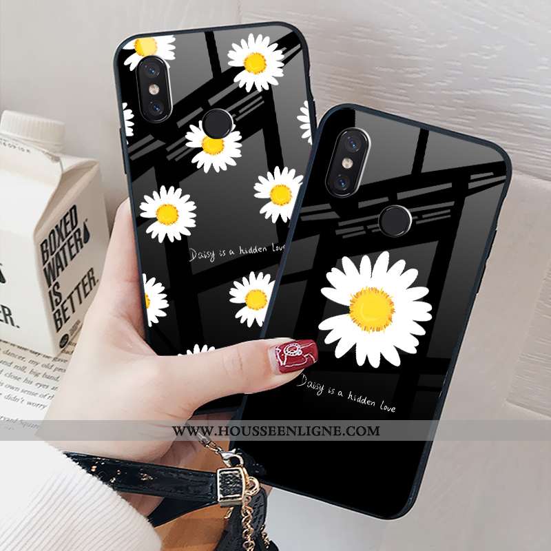 Étui Xiaomi Mi Max 3 Mode Protection Tout Compris Coque Dragon Petit Petite Marguerite Noir