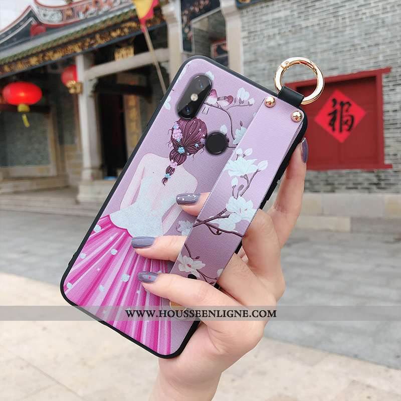Étui Xiaomi Mi Max 3 Personnalité Tendance Téléphone Portable Incassable Mode Violet