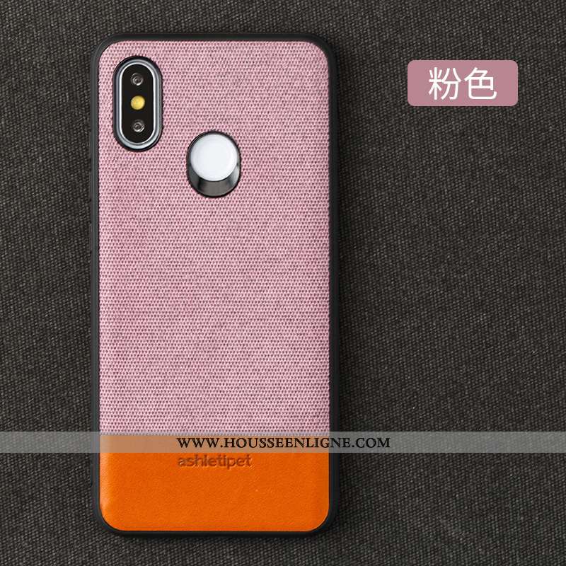 Étui Xiaomi Mi Max 3 Protection Cuir Petit Rouge Magnétisme Téléphone Portable