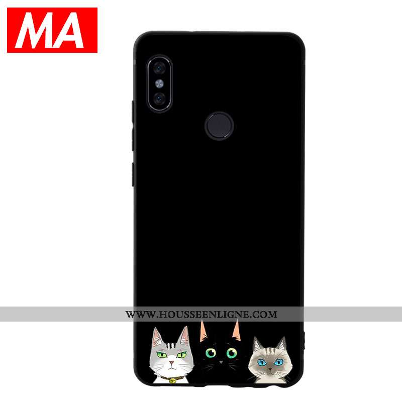 Étui Xiaomi Mi Max 3 Protection Fluide Doux Simple Téléphone Portable Coque Jaune
