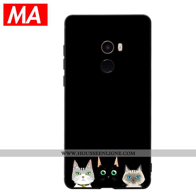 Étui Xiaomi Mi Max 3 Protection Fluide Doux Simple Téléphone Portable Coque Jaune