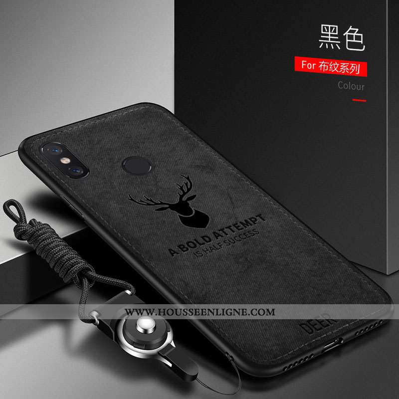Étui Xiaomi Mi Max 3 Silicone Protection Incassable Légère Vintage Élégant Marron