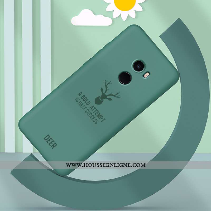 Étui Xiaomi Mi Mix 2 Légère Fluide Doux Téléphone Portable Ultra Silicone Légères Vent Bleu